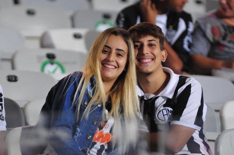 Torcida do Atltico no jogo diante do Fortaleza, vlido pela ida da semifinal da Copa do Brasil, no Mineiro