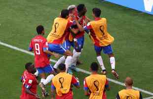 Japo e Costa Rica se enfrentaram no Ahmad Bin Ali Stadium, em Al-Rayyan