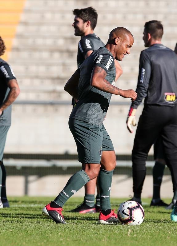 Veja fotos do treino do Atltico no Uruguai