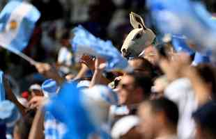 Imagens das torcidas de Argentina e Arbia Saudita na partida pelo Grupo C da Copa do Mundo do Catar 