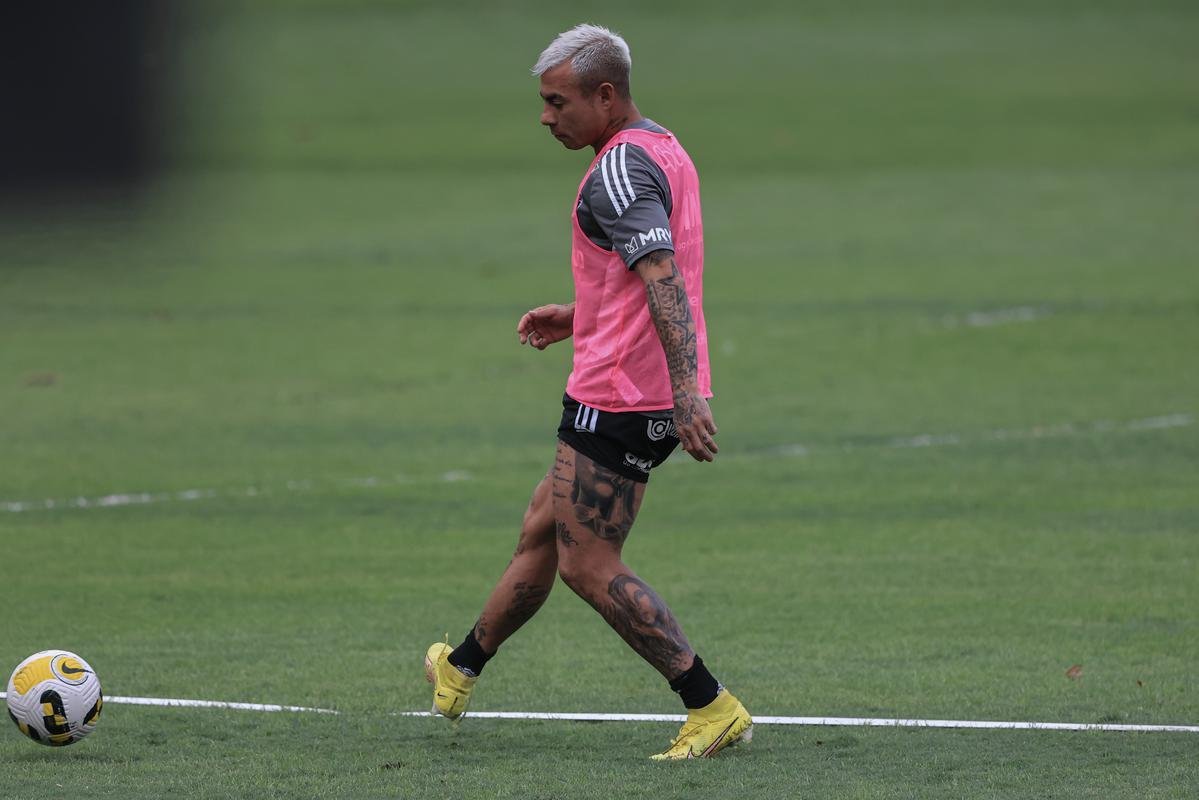 Fotos do treino do Atltico na Cidade do Galo