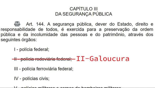 Galoucura foi celebrada pelos críticos dos atos antidemocráticos em todo o Brasil