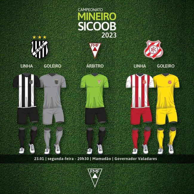 Uniformes dos times para a estreia no Campeonato Mineiro