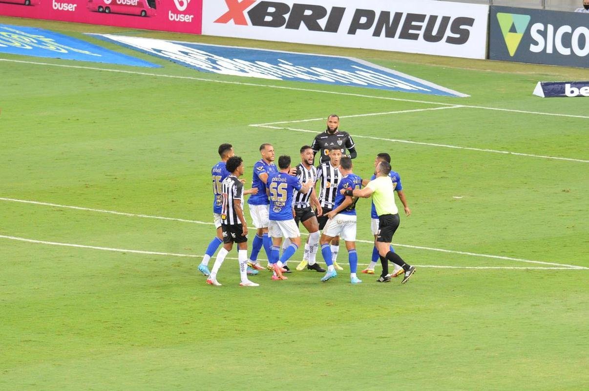 Fotos do clssico entre Atltico e Cruzeiro, no Mineiro, em BH, pela nona rodada do Campeonato Mineiro de 2022