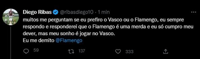 Jogadores que estiveram no Flamengo em 2022 foram hackeados no Twitter