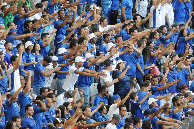 Cruzeiro x Bahia: fotos da torcida da Raposa no Mineiro