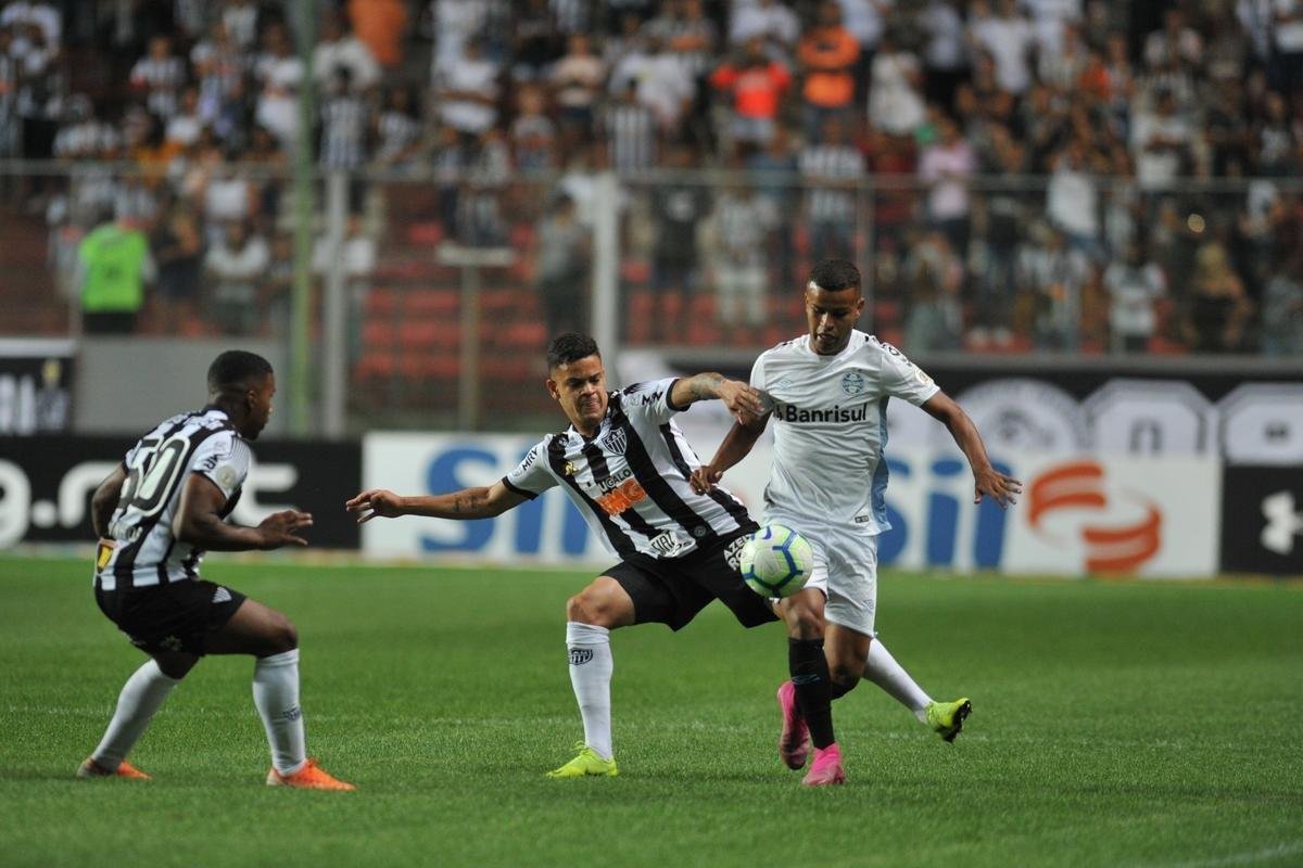 Fotos do jogo entre Atltico e Grmio