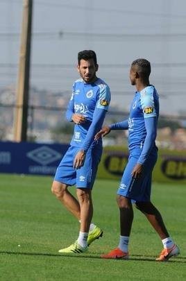 Fotos do treino do Cruzeiro desta quarta-feira, 2 de outubro, na Toca da Raposa II