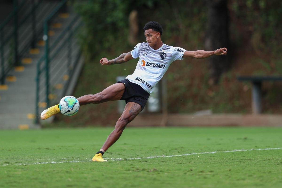 Fotos do último treino do Atlético antes do jogo contra o Bahia