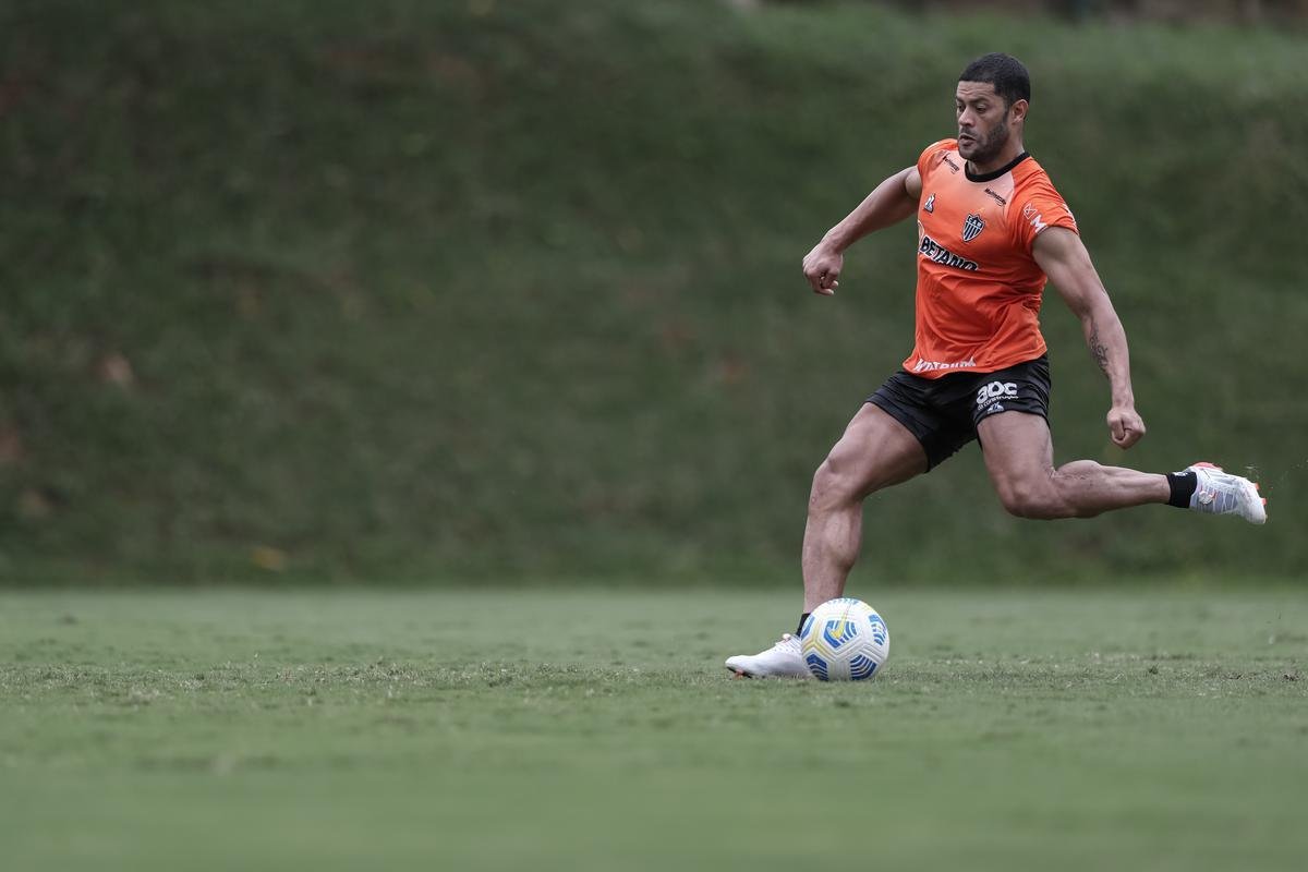 Fotos do treino do Atltico neste domingo, 14/11/2021