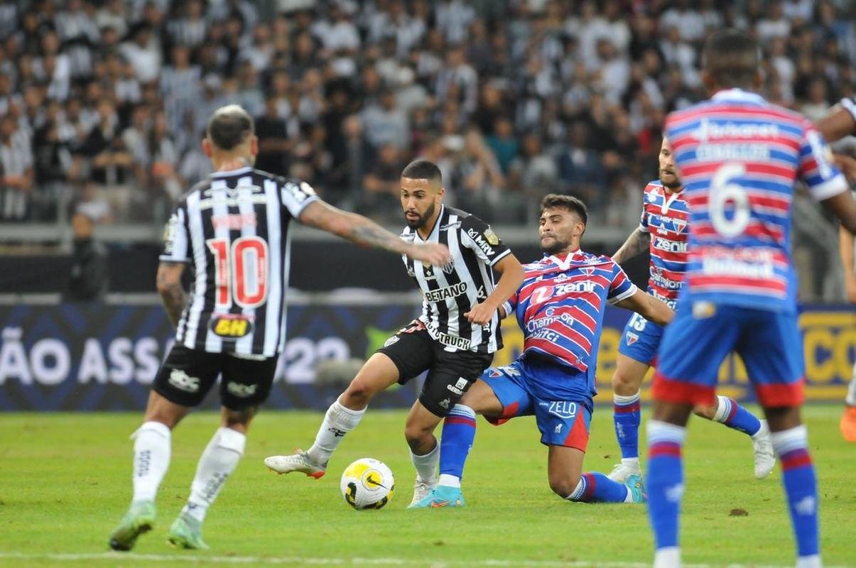 Atltico buscou virada eletrizante sobre o Fortaleza no Mineiro 