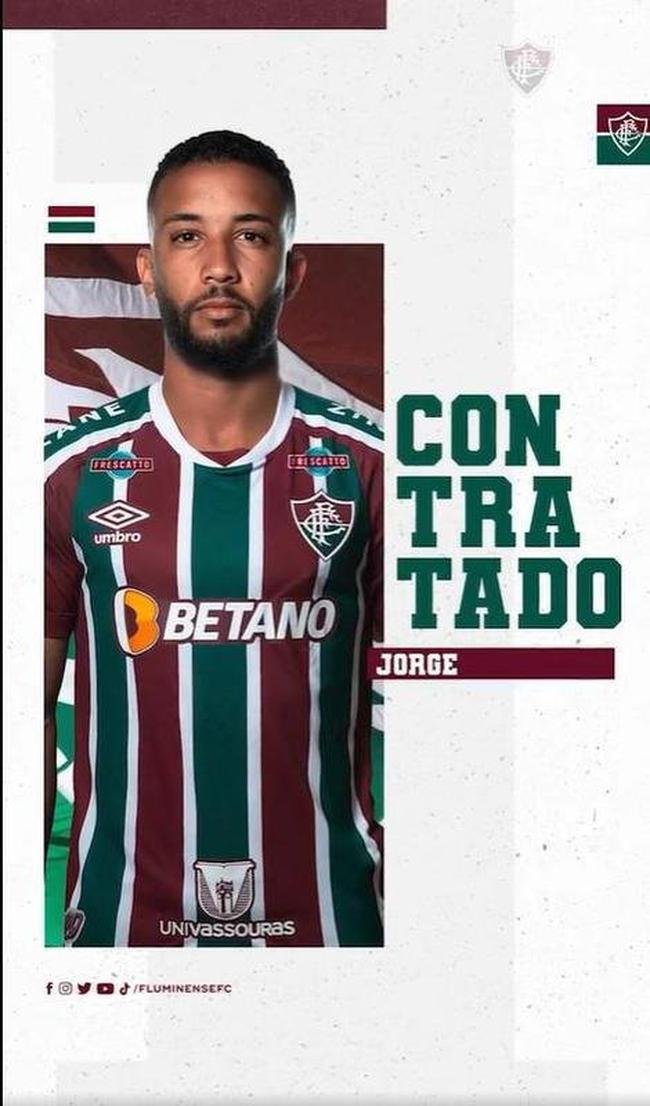 Fluminense anunciou o lateral-esquerdo Jorge
