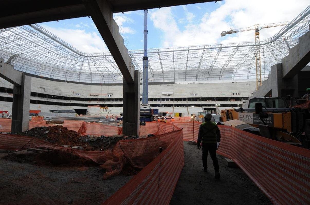 Fotos da Arena MRV nesta sexta-feira (6)