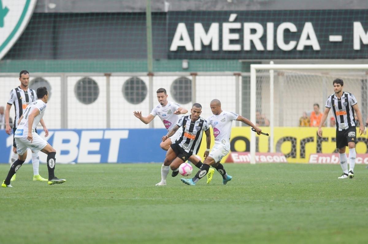 Atltico bateu o Santos na estreia de Vagner Mancini em Belo Horizonte