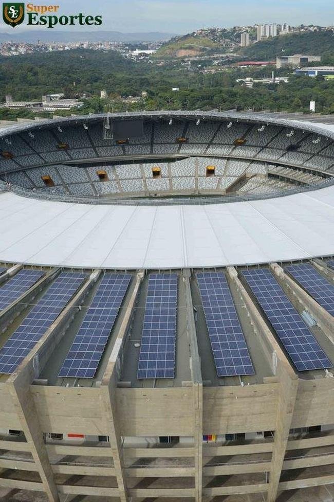 Em 2013, obras de modernizao concludas e estdio pronto para a Copa das Confederaes e, posteriormente, para a Copa do Mundo de 2014