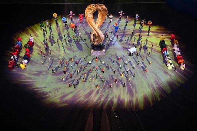 Fotos da cerimnia de abertura da Copa do Mundo do Catar, no Estdio Al Bayt, na cidade de Al Khor