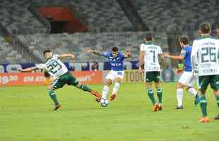 Cruzeiro e Palmeiras mediram foras, no Mineiro, pela oitava rodada do Campeonato Brasileiro