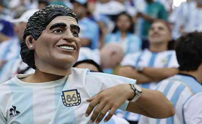Maradona  considerado uma santidade na Argentina