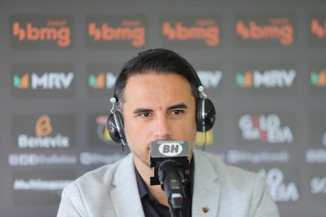 Atltico apresenta Rodrigo Caetano como novo diretor de futebol