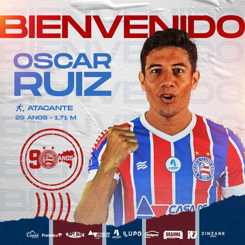 Oscar Ruiz, atacante (Bahia)