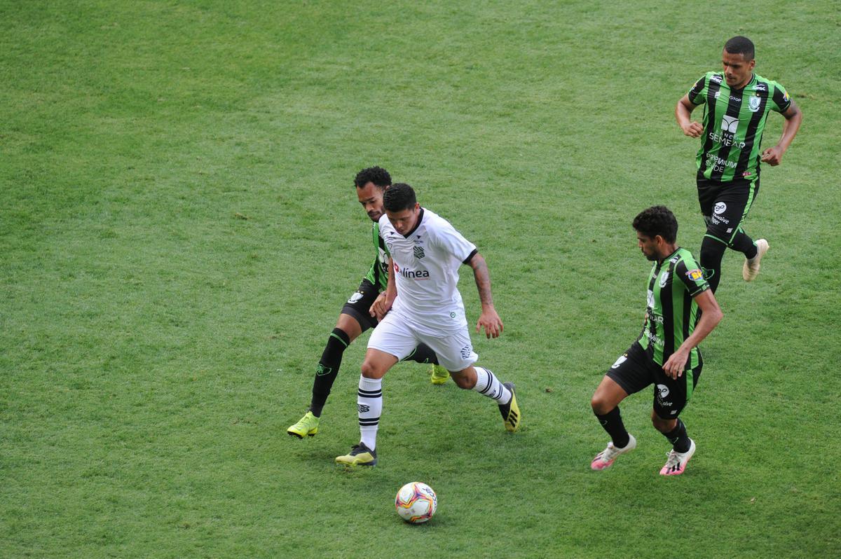 Fotos do jogo entre Amrica e Figueirense, pela Srie B
