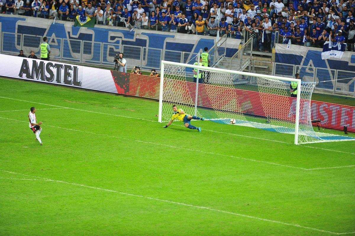 River derrotou Cruzeiro por 4 a 2 nos pnaltis, no Mineiro, e avanou s quartas de final da Libertadores