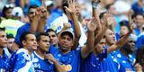 Imagens da torcida do Cruzeiro no clssico contra o Atltico, no Mineiro