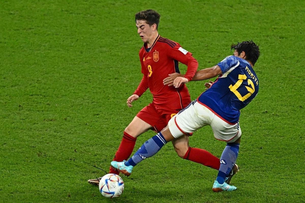 No Estdio Internacional Khalifa, Japo e Espanha duelaram pela terceira ltima rodada do Grupo E da Copa do Mundo do Catar