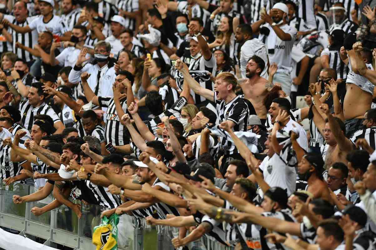 Fotos da torcida do Atltico na volta ao Mineiro no duelo contra o River Plate, pelas quartas de final da Copa Libertadores