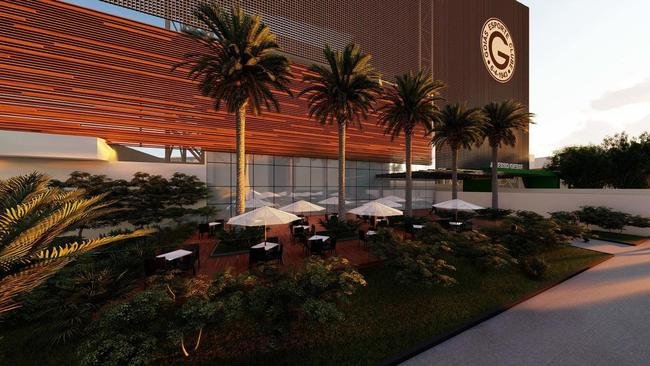 Fotos do projeto de modernizao do estdio da Serrinha