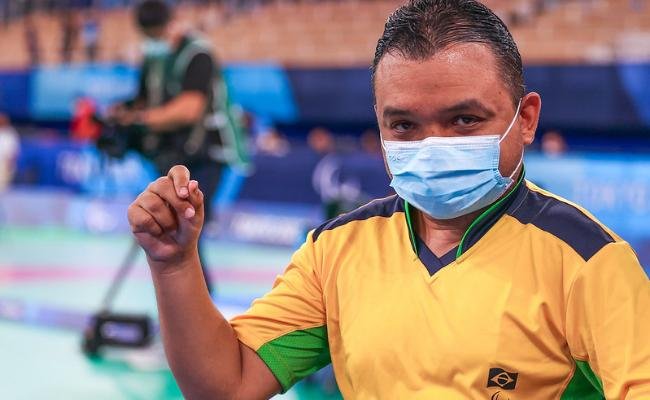 Maciel Santos conquistou o bronze na classe BC2 da bocha 