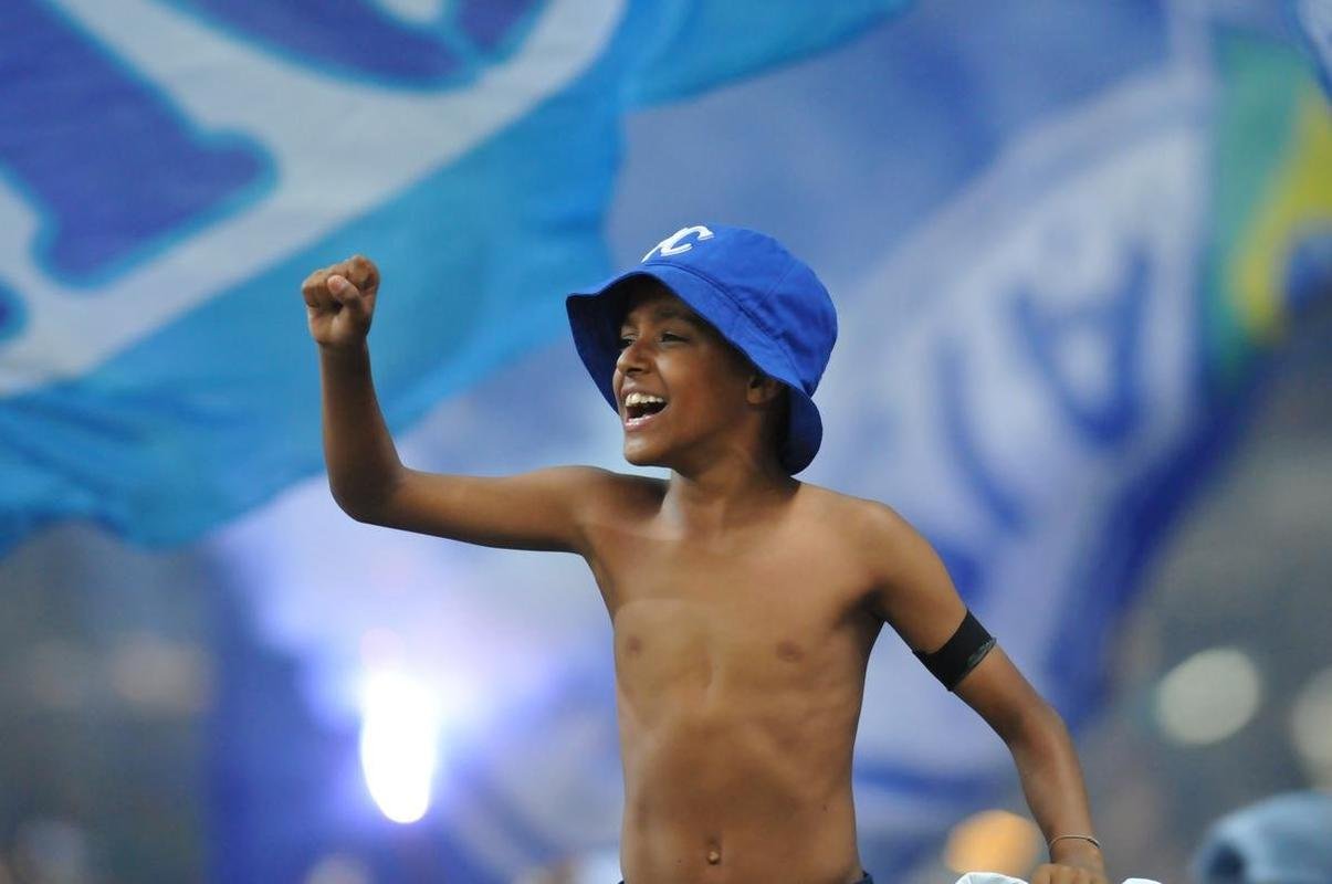 Fotos da torcida do Cruzeiro durante a partida contra o Operrio-PR, no Mineiro, pela 29 rodada da Srie B