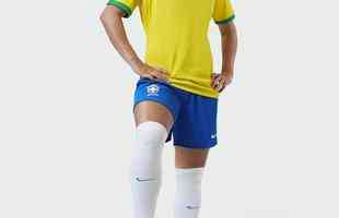 Imagens do uniforme exclusivo da Seleo Brasileira feminina