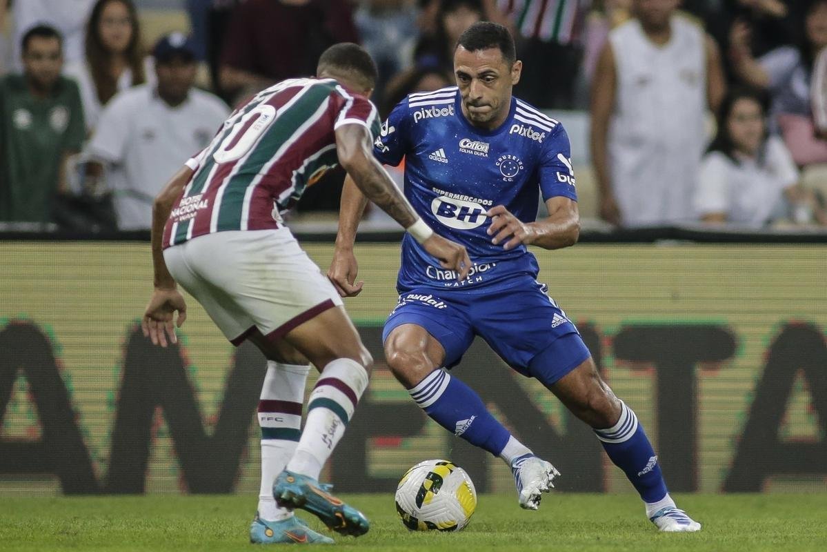Fotos do jogo de ida das oitavas de final da Copa do Brasil, entre Fluminense e Cruzeiro, no Maracan, no Rio de Janeiro