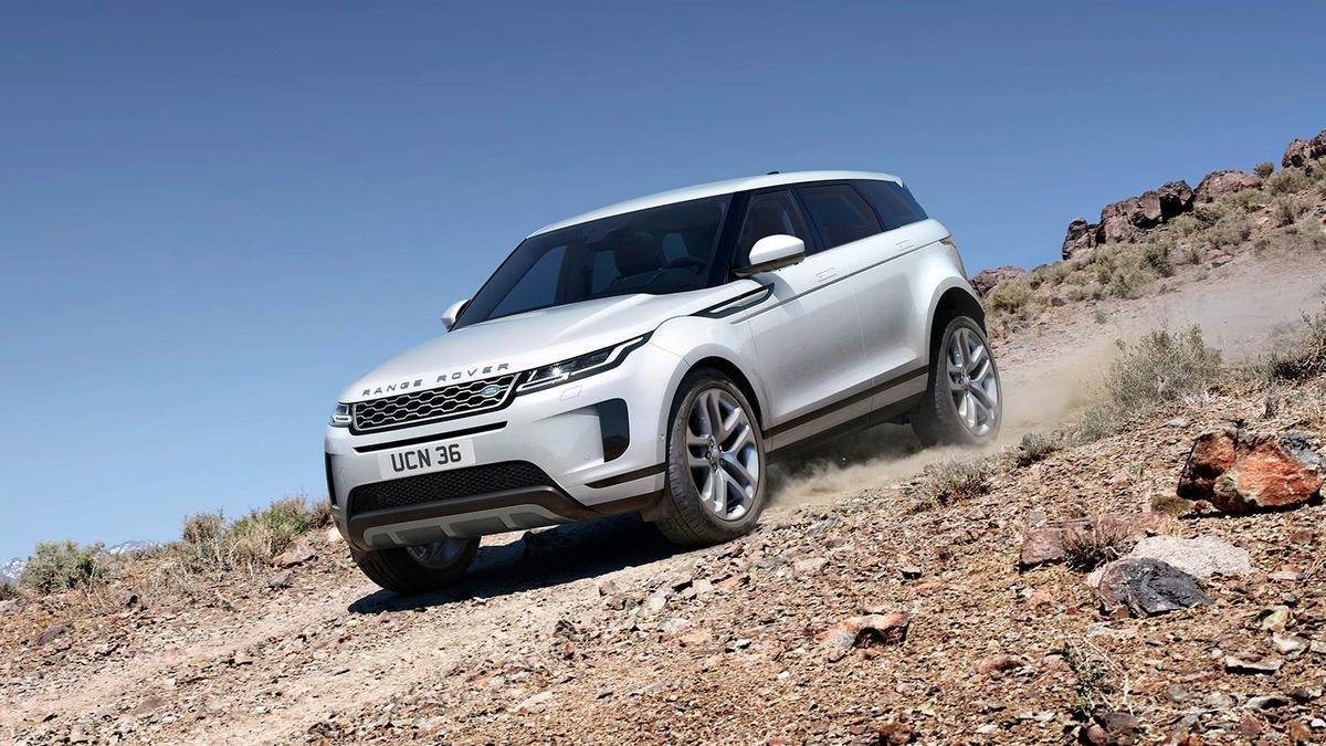Imagens de divulgao do Range Rover Evoque, da Land Rover
