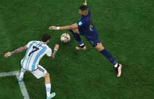 As melhores imagens da final da Copa do Mundo entre Argentina e Frana, no Estdio Icnico de Lusail, no Catar