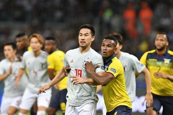 Equador e Japo se enfrentaram no Mineiro pela terceira rodada do Grupo C da Copa Amrica
