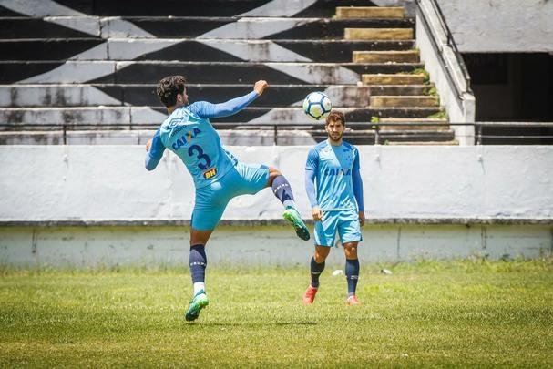 Fotos do último treinamento do Cruzeiro no Estádio do Arruda, no Recife, antes de jogo contra o Sport