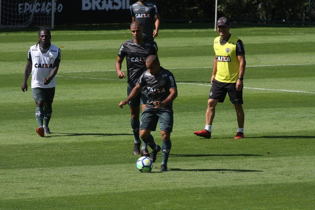 Atltico encerra preparao na Cidade do Galo para partida contra Grmio, pelo Campeonato Brasileiro