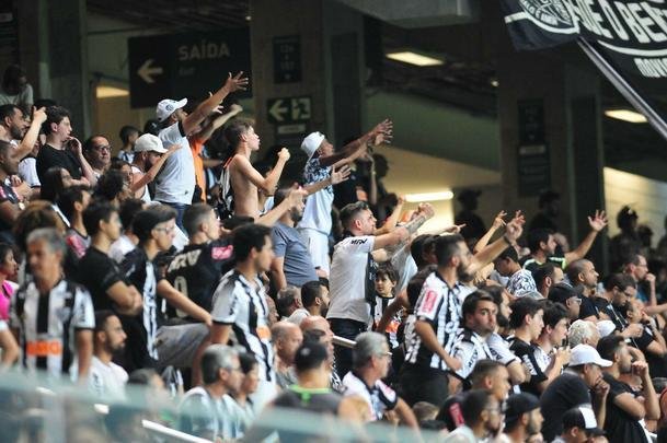 Fotos do jogo entre Atltico e Grmio