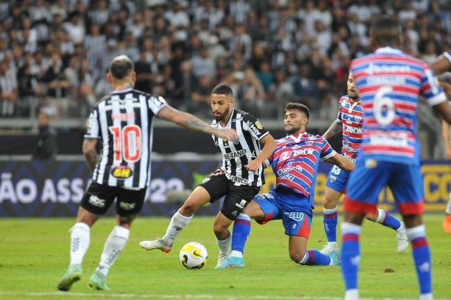 Atltico buscou virada eletrizante sobre o Fortaleza no Mineiro 