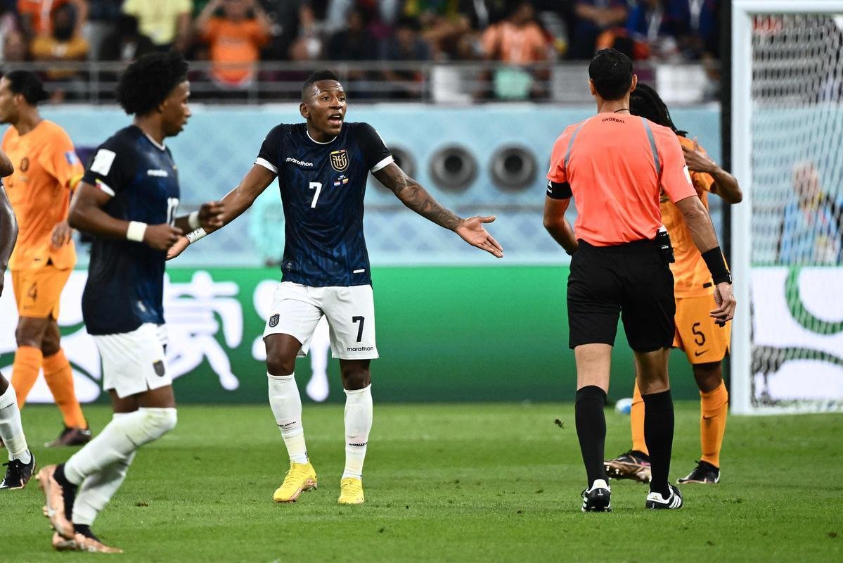 Imagens da partida entre Holanda e Equador, pelo Grupo A da Copa do Mundo de 2022.