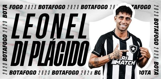 Botafogo anunciou o lateral Leonel Di Pl�cido