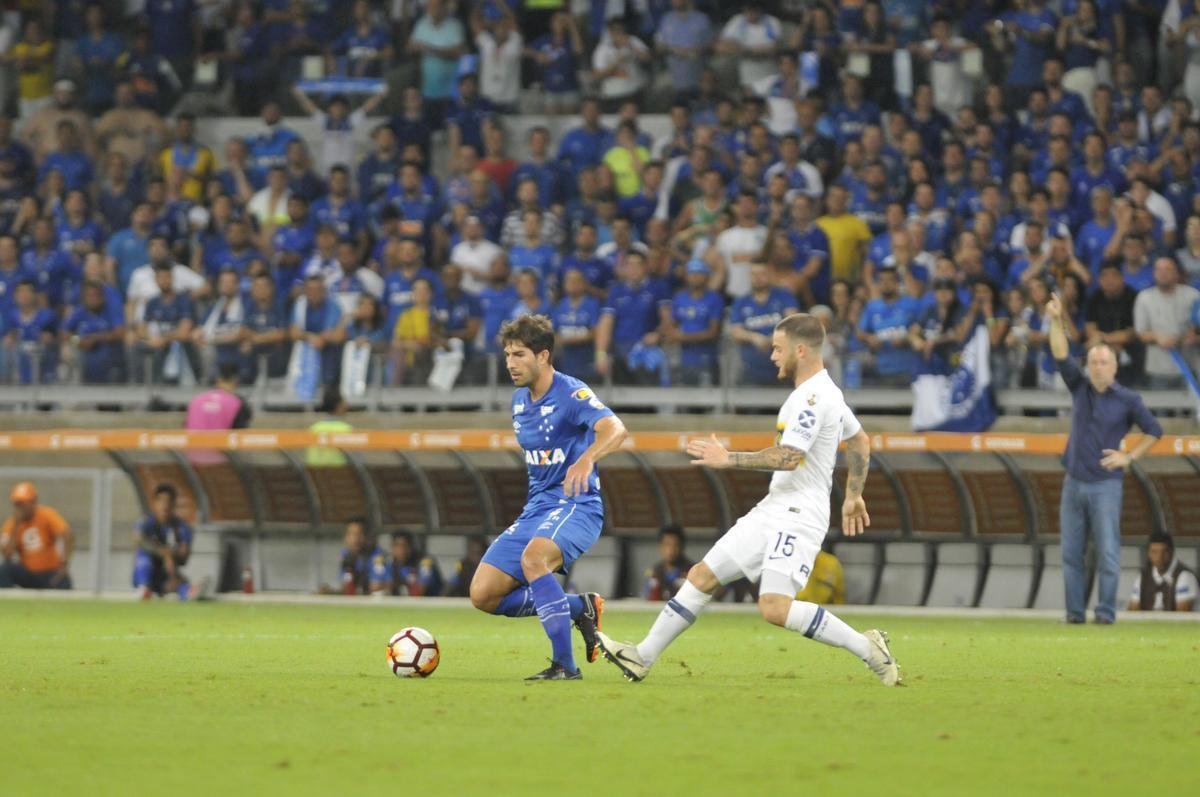 As melhores fotos do primeiro tempo de Cruzeiro x Boca Juniors, no Mineiro, pela Libertadores