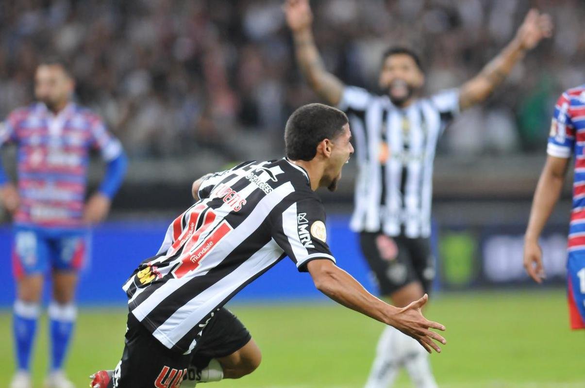 Atltico buscou virada eletrizante sobre o Fortaleza no Mineiro 