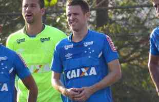 Galeria de fotos do treino do Cruzeiro na tarde desta quinta-feira, na Toca da Raposa II