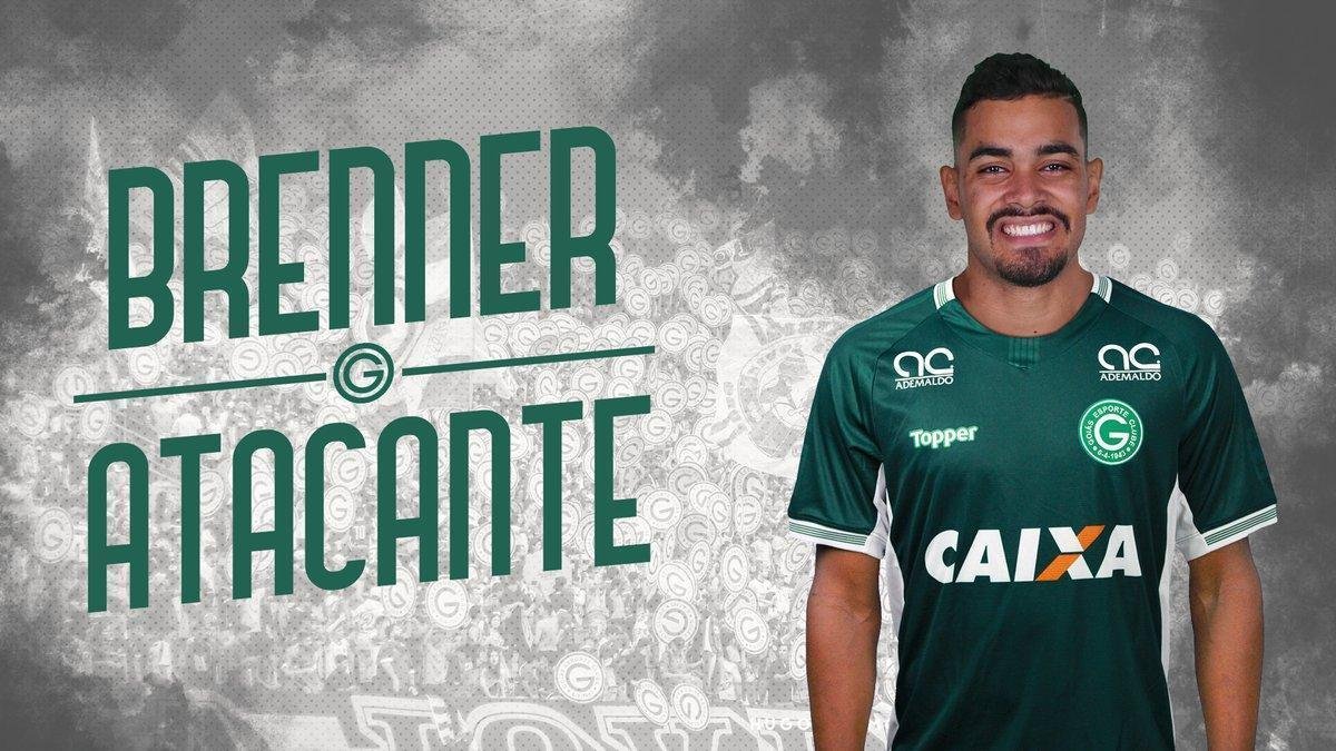 O atacante Brenner foi anunciado pelo Gois por emprstimo at dezembro deste ano. O jogador pertence ao Botafogo, mas atuou pelo Internacional em 2018