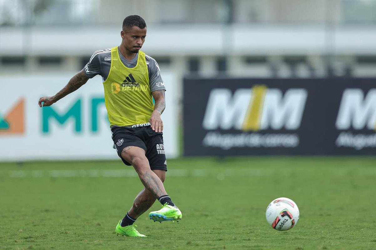 Treino tcnico do Atltico.