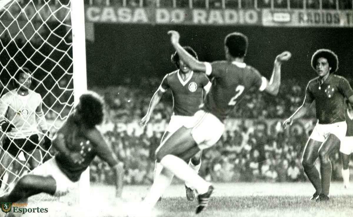 Cruzeiro derrotou Inter por 5 a 4 na estreia da Copa Libertadores de 1976. Palhinha, aos 3 e 10 minutos do 1T, Joozinho, aos 21 min do 1T e aos 18 min do 2T, e Nelinho, aos 40 min do 2T marcaram os gols celestes no triunfo