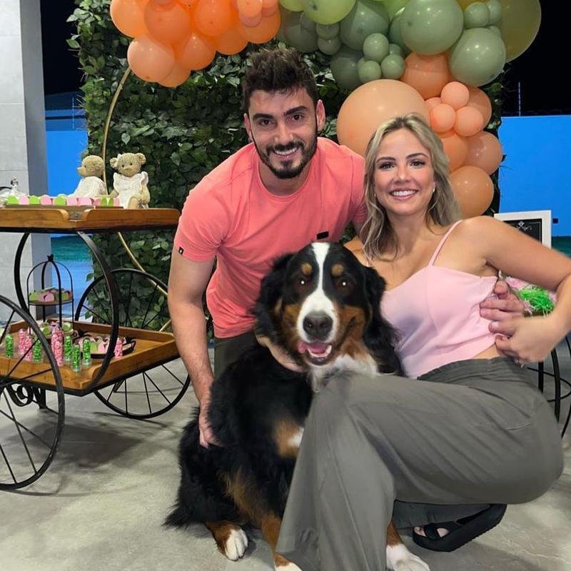 Goleiro Rafael anunciou a gravidez da esposa